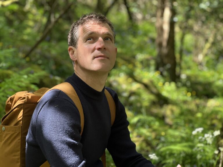 man in nature